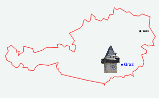 Karte Graz Österreich