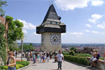 Graz Schlossberg Uhrturm