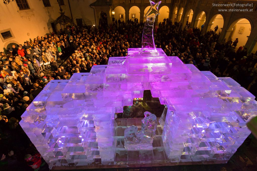 Eiskunstwerk in Österreich