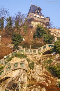 Kriegssteig Schloßberg Aufgang