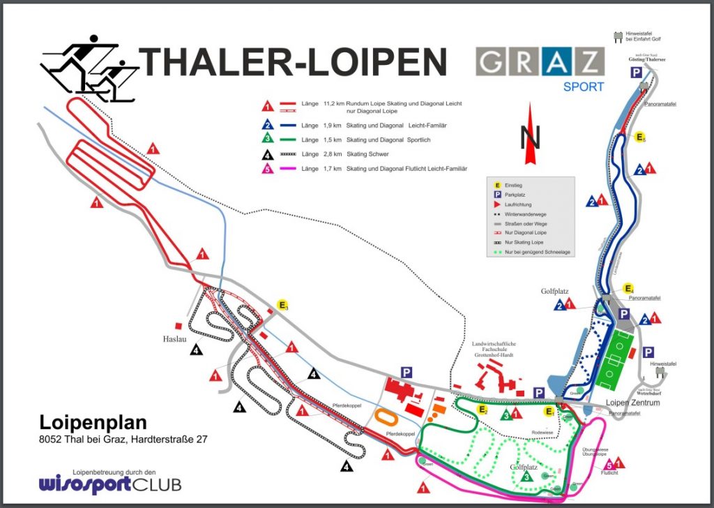 Thaler Loipen Plan