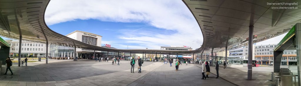 Verkehrsknotenpunkt Graz Hauptbahnhof