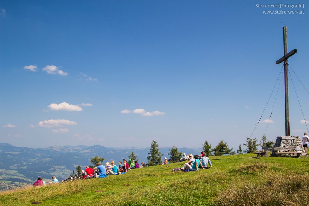 Wandern auf den Schöckl im Sommer