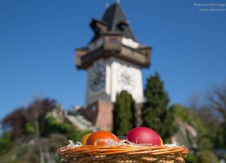 Osternest Uhrturm