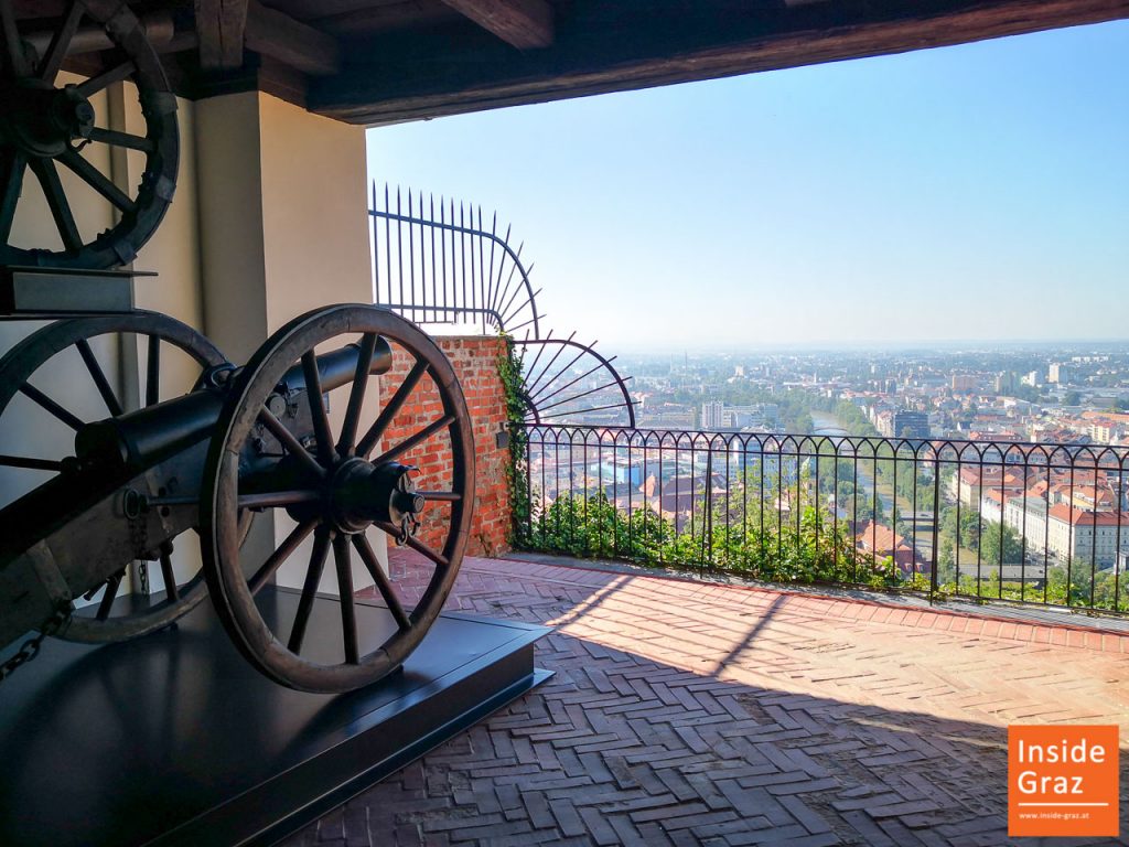 Graz-Blick Schloßbergmuseum