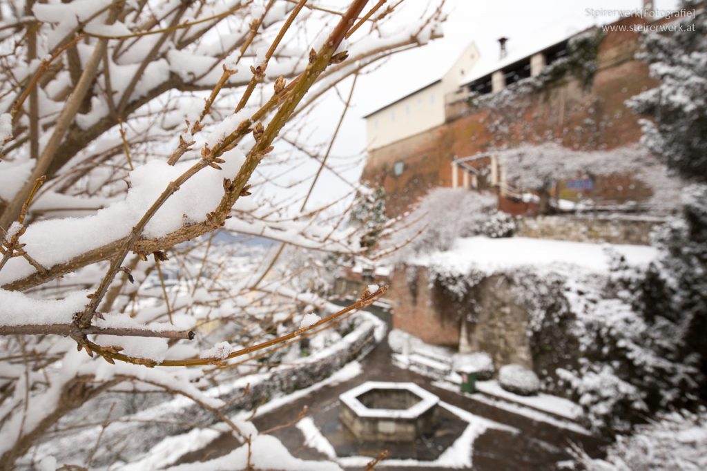 Schneespaziergang am Schloßberg