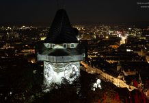 Uhrturm Beleuchtung Klanglicht