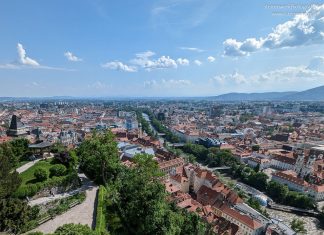 Linke und rechte Seite in Graz