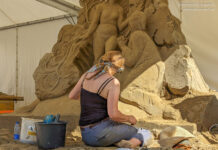 Sandskulpturen bauen in Graz