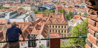 Graz Ausflug Aussicht Schloßberg
