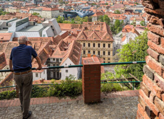 Graz Ausflug Aussicht Schloßberg