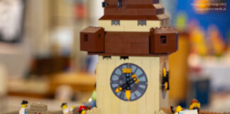 Grazer Schloßberg mit Uhrturm aus Lego
